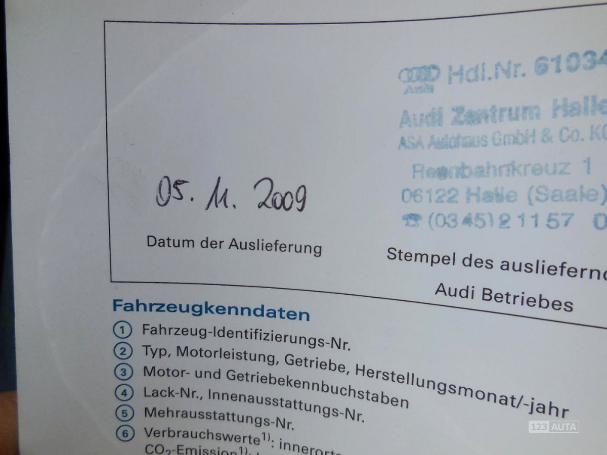 Audi A4, 2009 - pohled č. 11