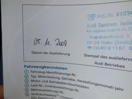 Audi A4, 2009 - pohled č. 11