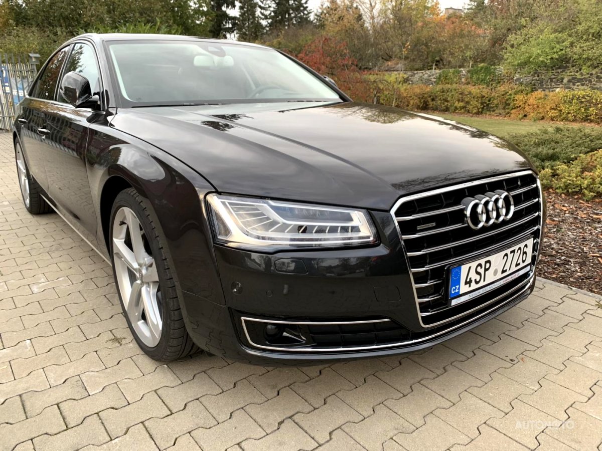 Audi A8, 2017 - celkový pohled