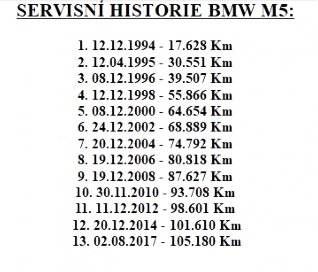 BMW M5, 1993 - pohled č. 13