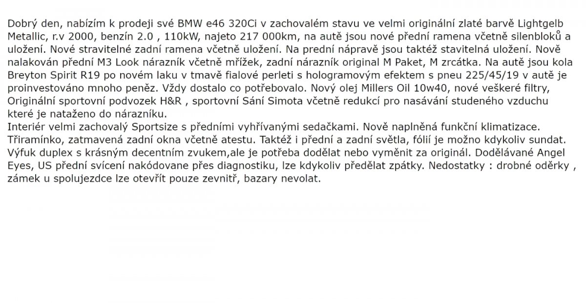 BMW Řada 3, 2000 - pohled č. 7