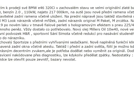 BMW Řada 3, 2000 - pohled č. 7