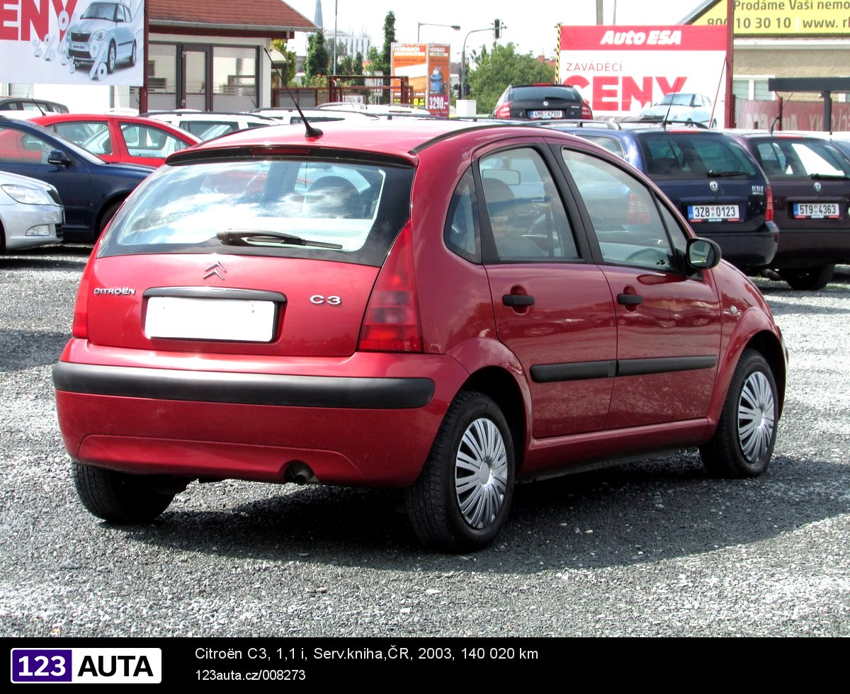 Citroën C3, 2003 - pohled č. 5