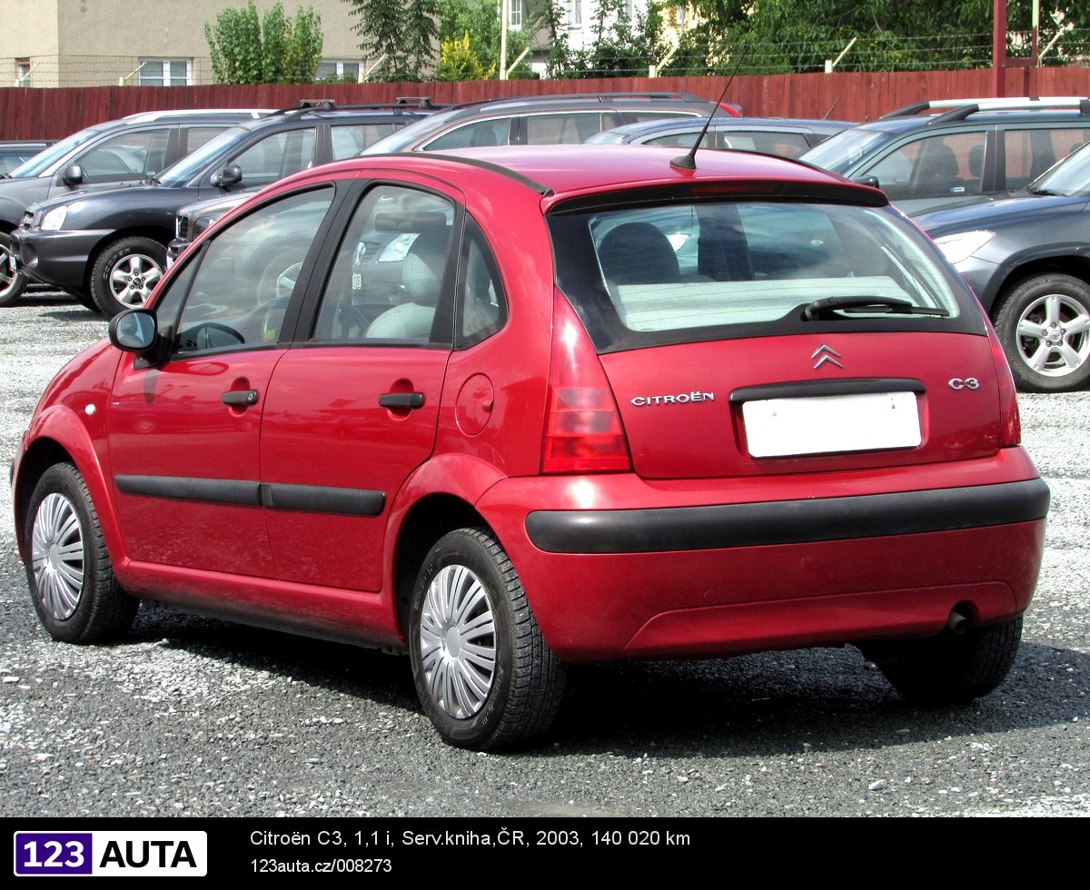Citroën C3, 2003 - pohled č. 7