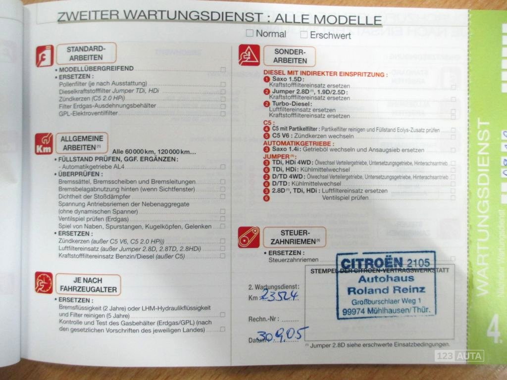 Citroën C5, 2002 - pohled č. 24