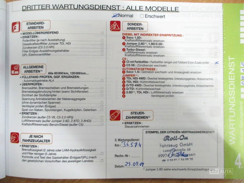 Citroën C5, 2002 - pohled č. 25