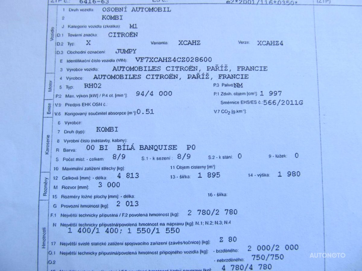 Citroën Jumpy, 2012 - pohled č. 3