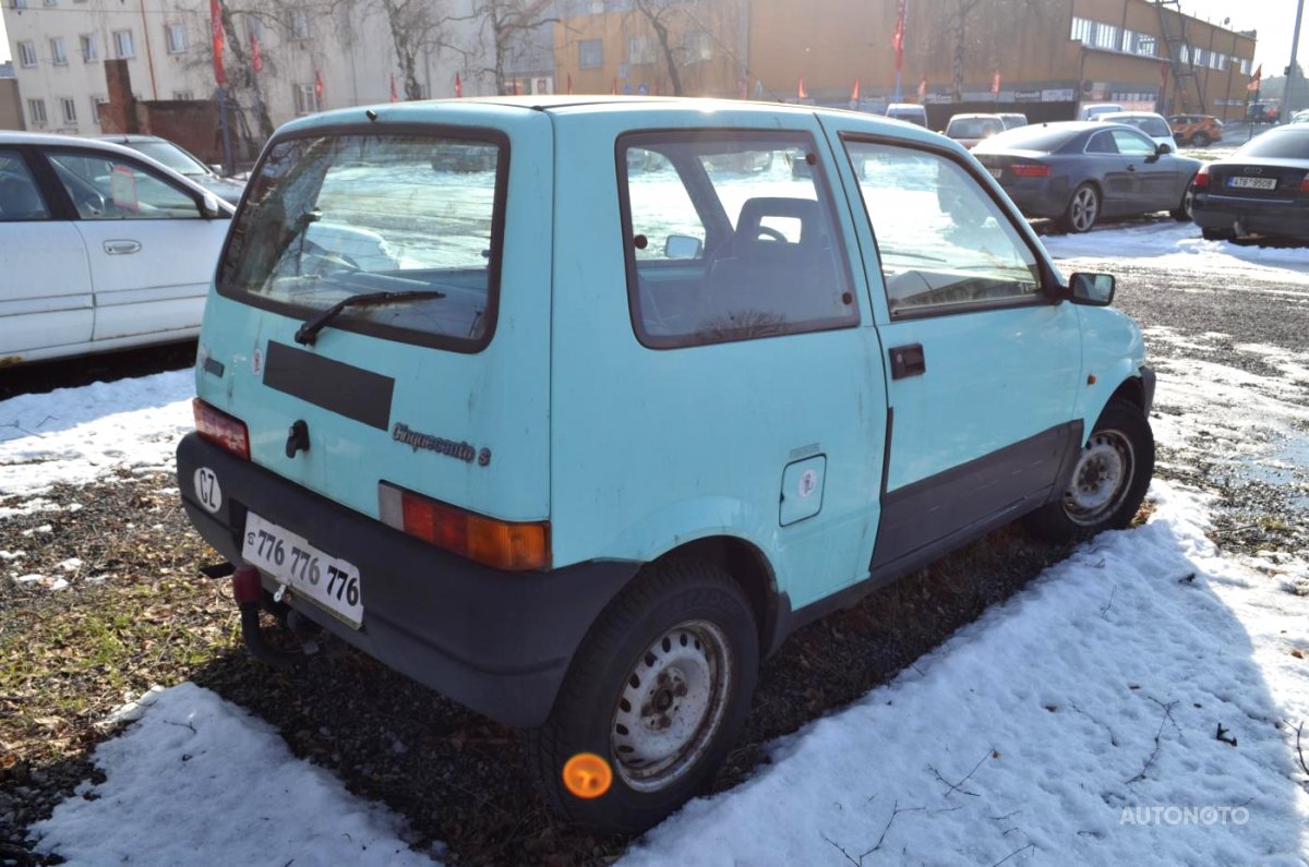 Fiat Cinquecento, 1997 - pohled č. 3