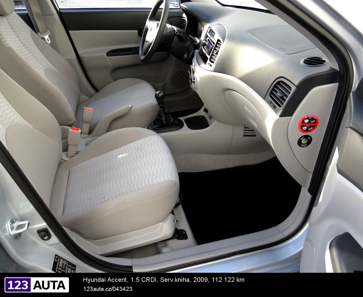 Hyundai Accent, 2009 - pohled č. 15