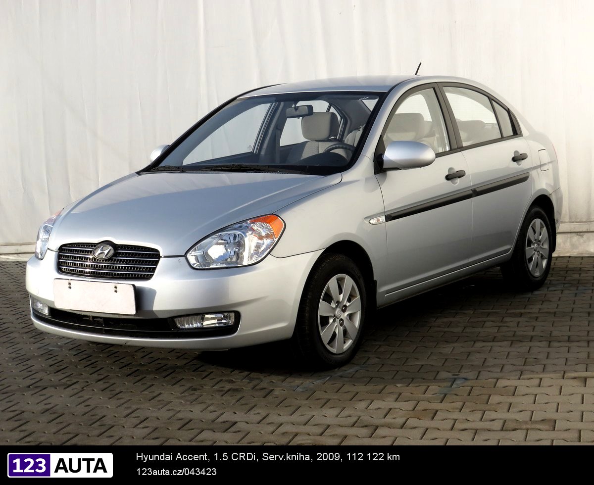 Hyundai Accent, 2009 - pohled č. 3
