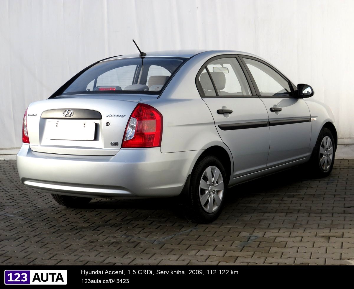 Hyundai Accent, 2009 - pohled č. 5