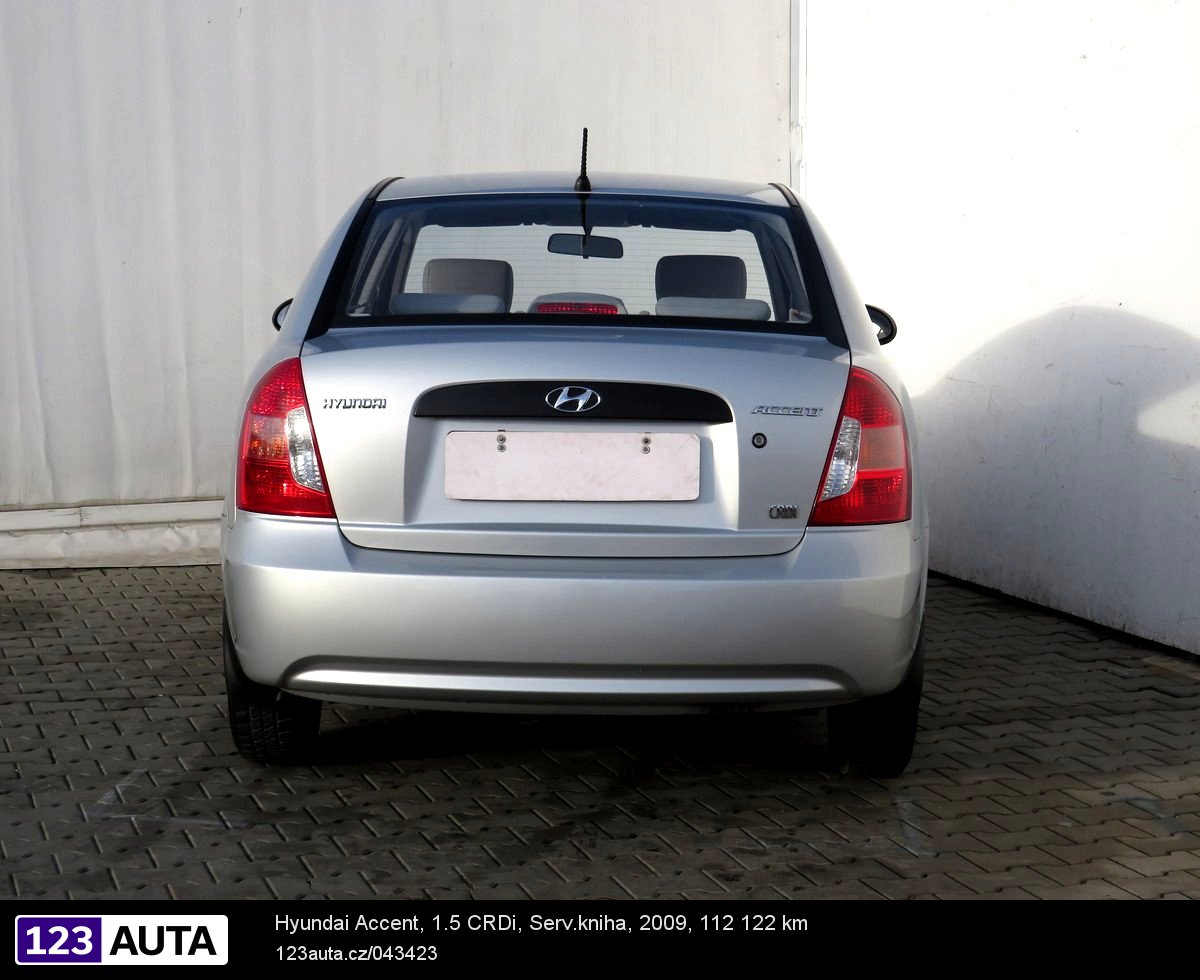 Hyundai Accent, 2009 - pohled č. 6