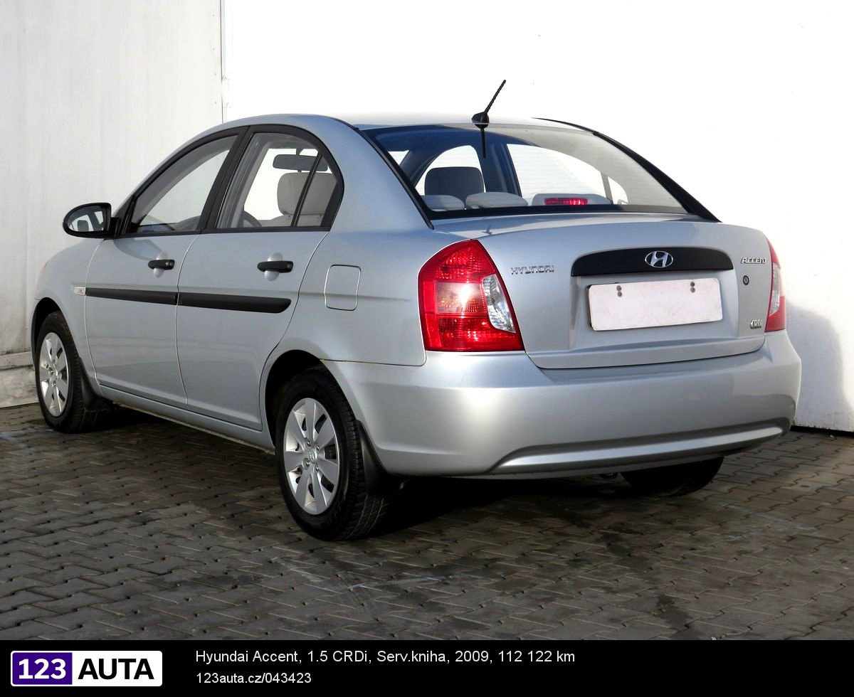 Hyundai Accent, 2009 - pohled č. 7