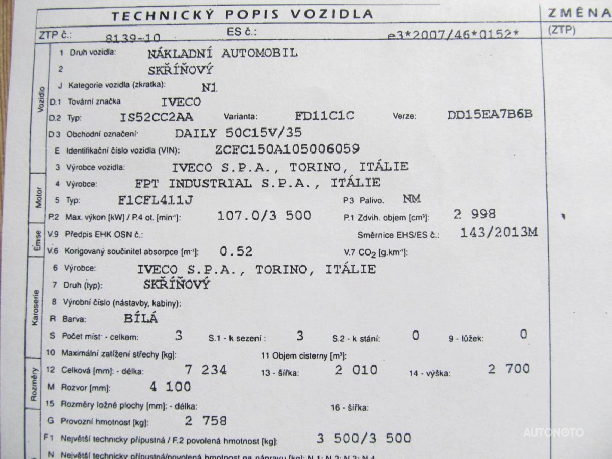 Iveco Daily, 2014 - pohled č. 2