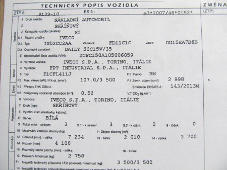 Iveco Daily, 2014 - pohled č. 2