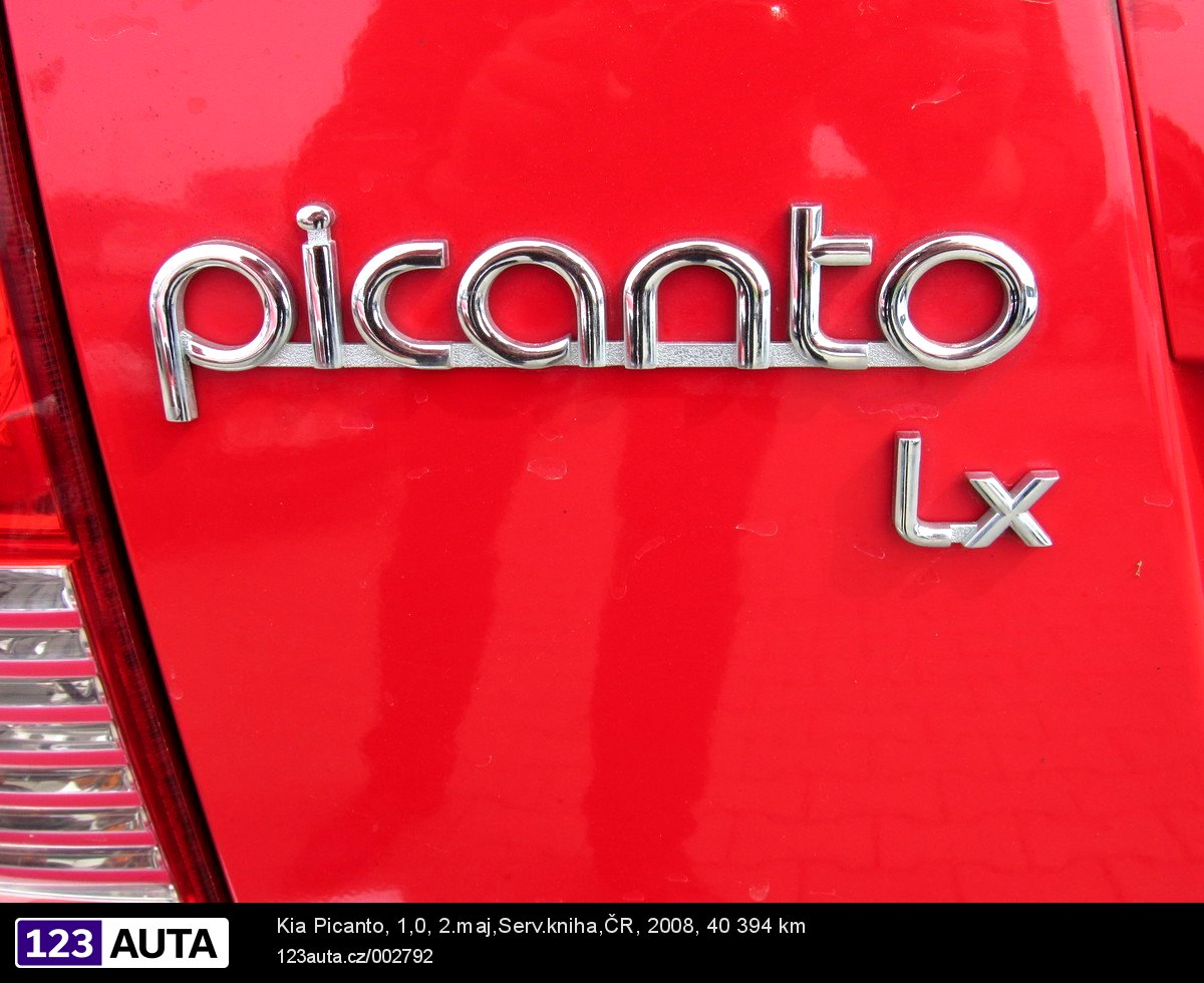 Kia Picanto, 2008 - pohled č. 26