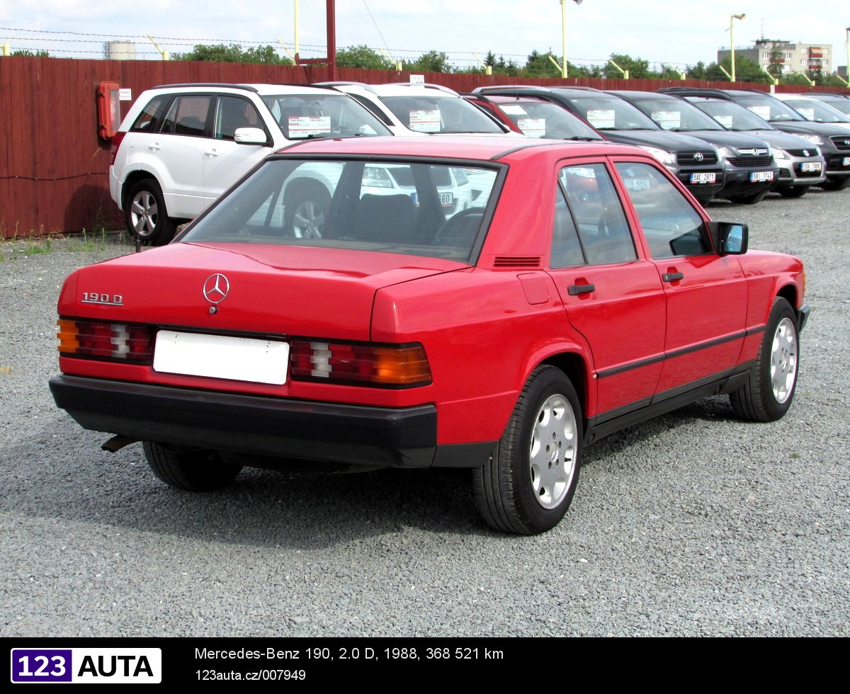 Mercedes-Benz 190, 1988 - pohled č. 5