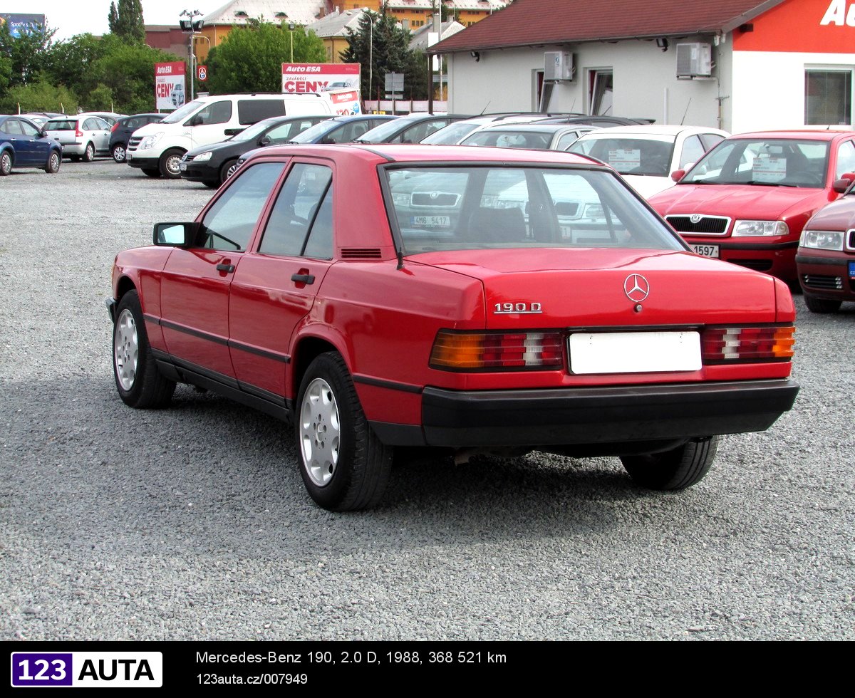 Mercedes-Benz 190, 1988 - pohled č. 7