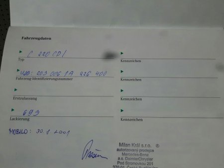 Mercedes-Benz Třídy C, 2001 - pohled č. 9