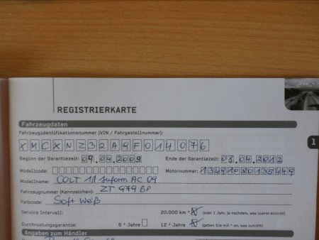 Mitsubishi Colt, 2009 - pohled č. 10