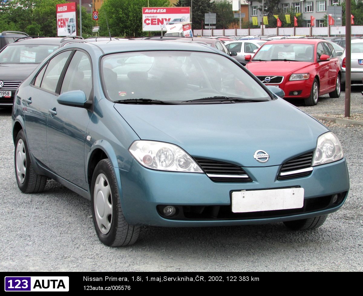 Nissan Primera, 2002 - celkový pohled