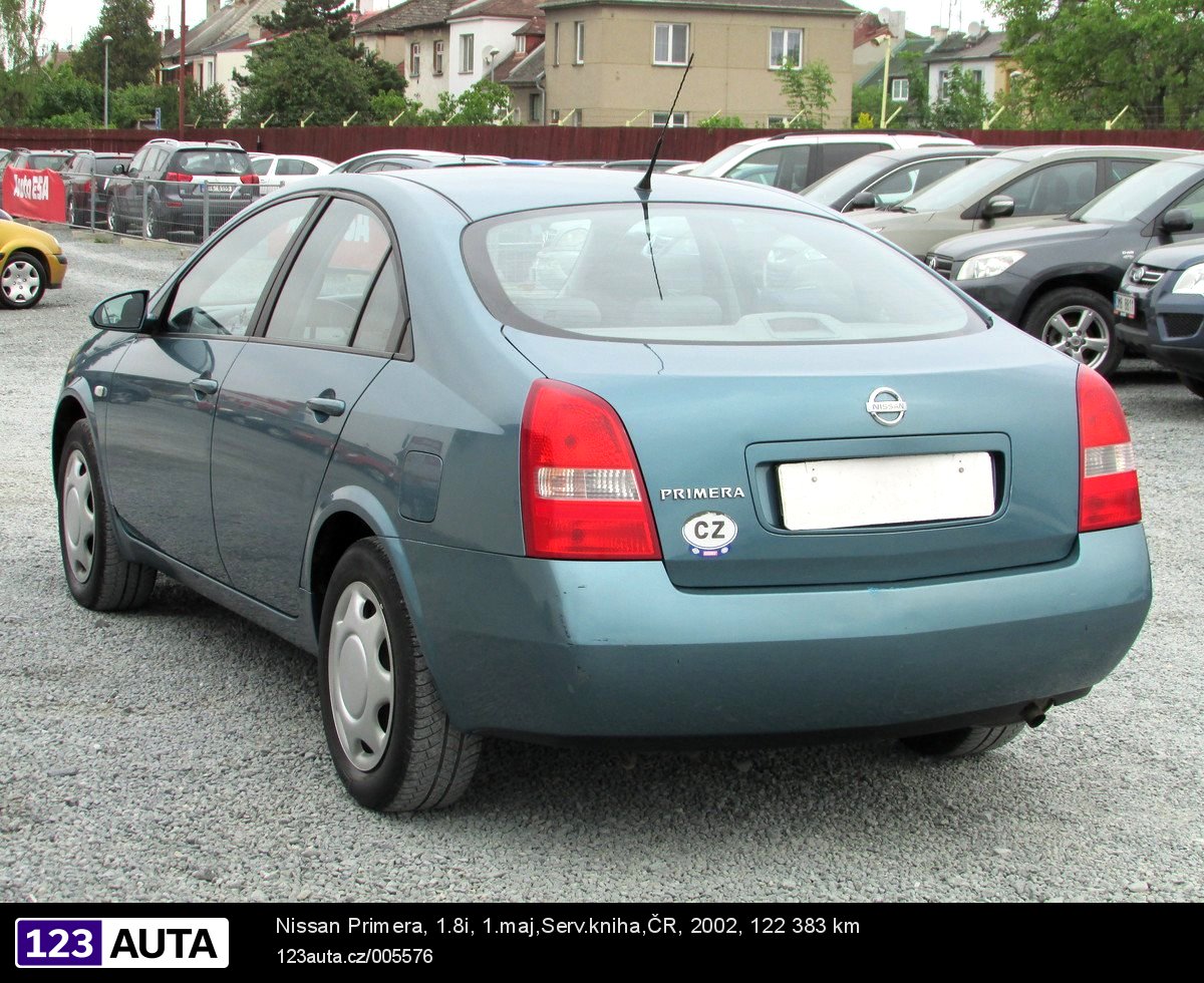 Nissan Primera, 2002 - pohled č. 7