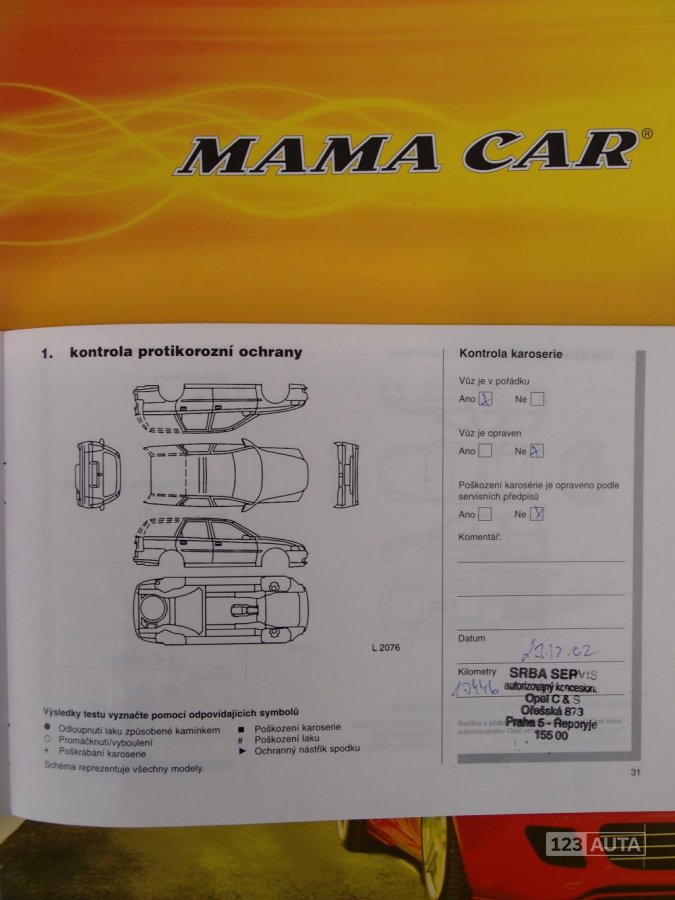 Opel Astra, 2002 - pohled č. 22
