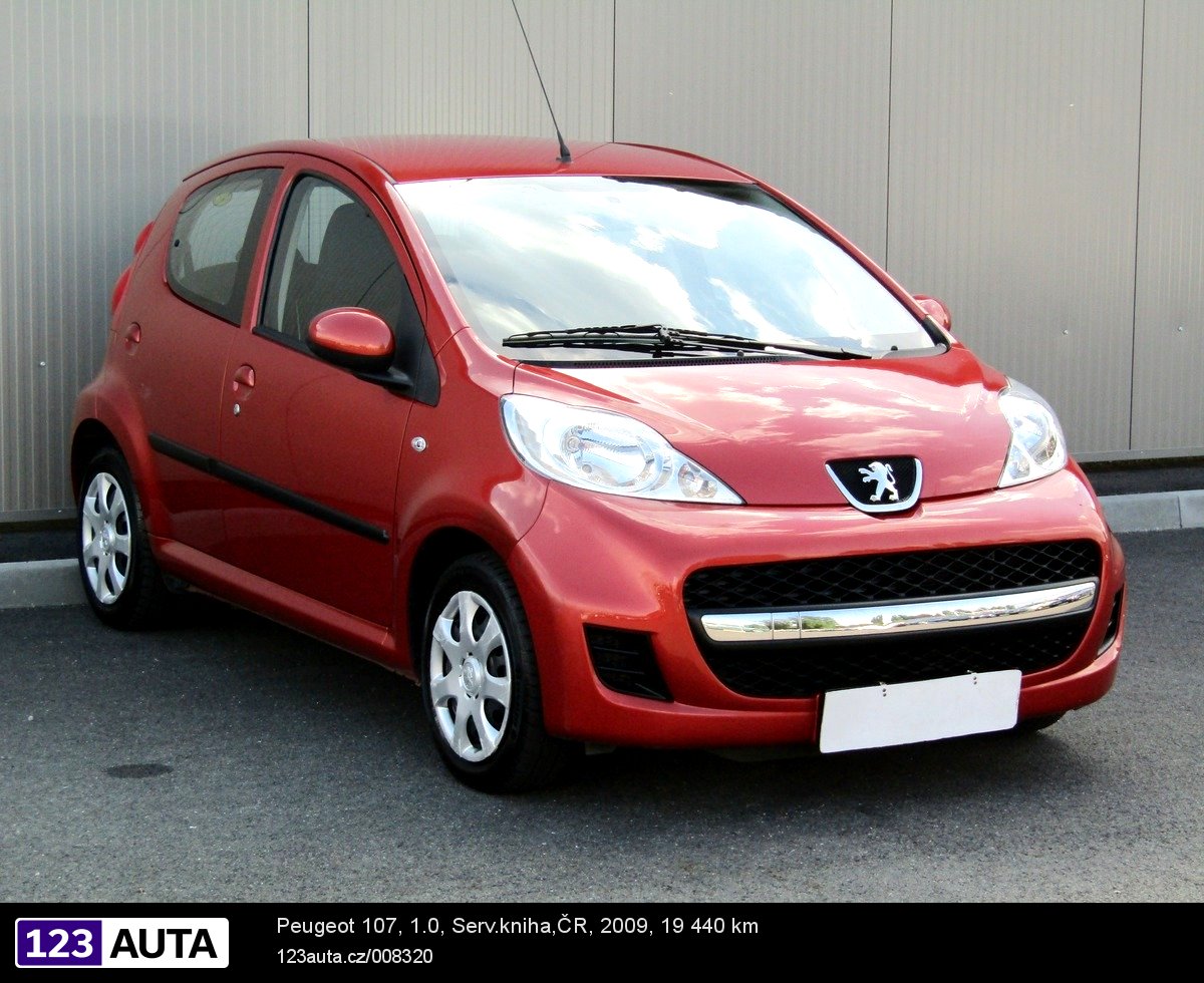 Peugeot 107, 2009 - celkový pohled