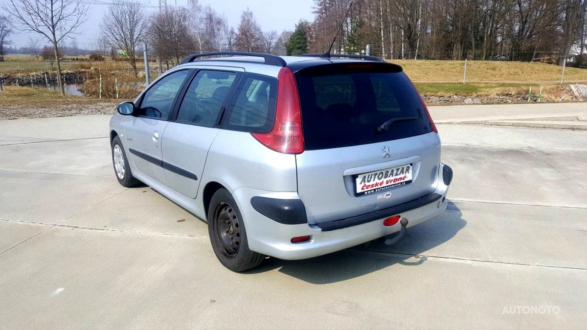 Peugeot 206 SW 2.0.HDI 66KW., 2004 - pohled č. 3