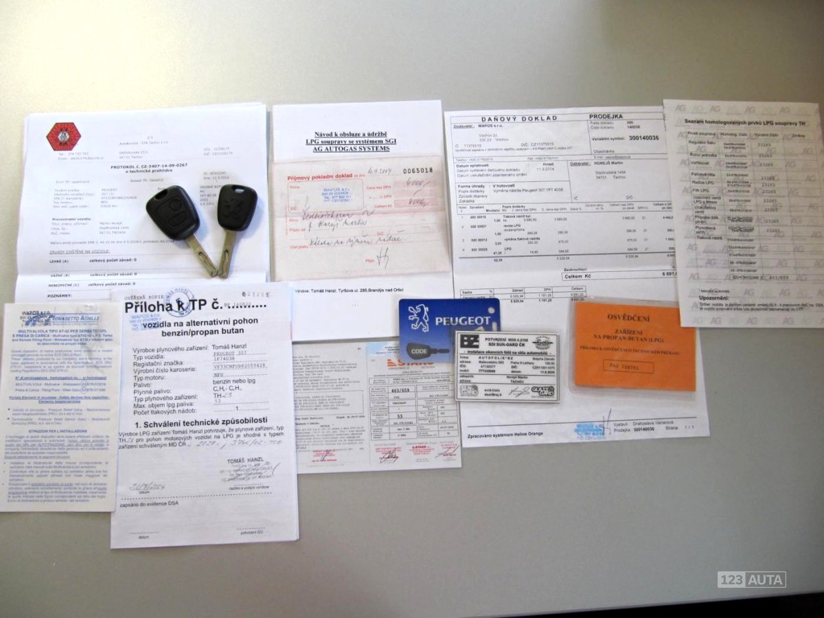 Peugeot 307, 2001 - pohled č. 10