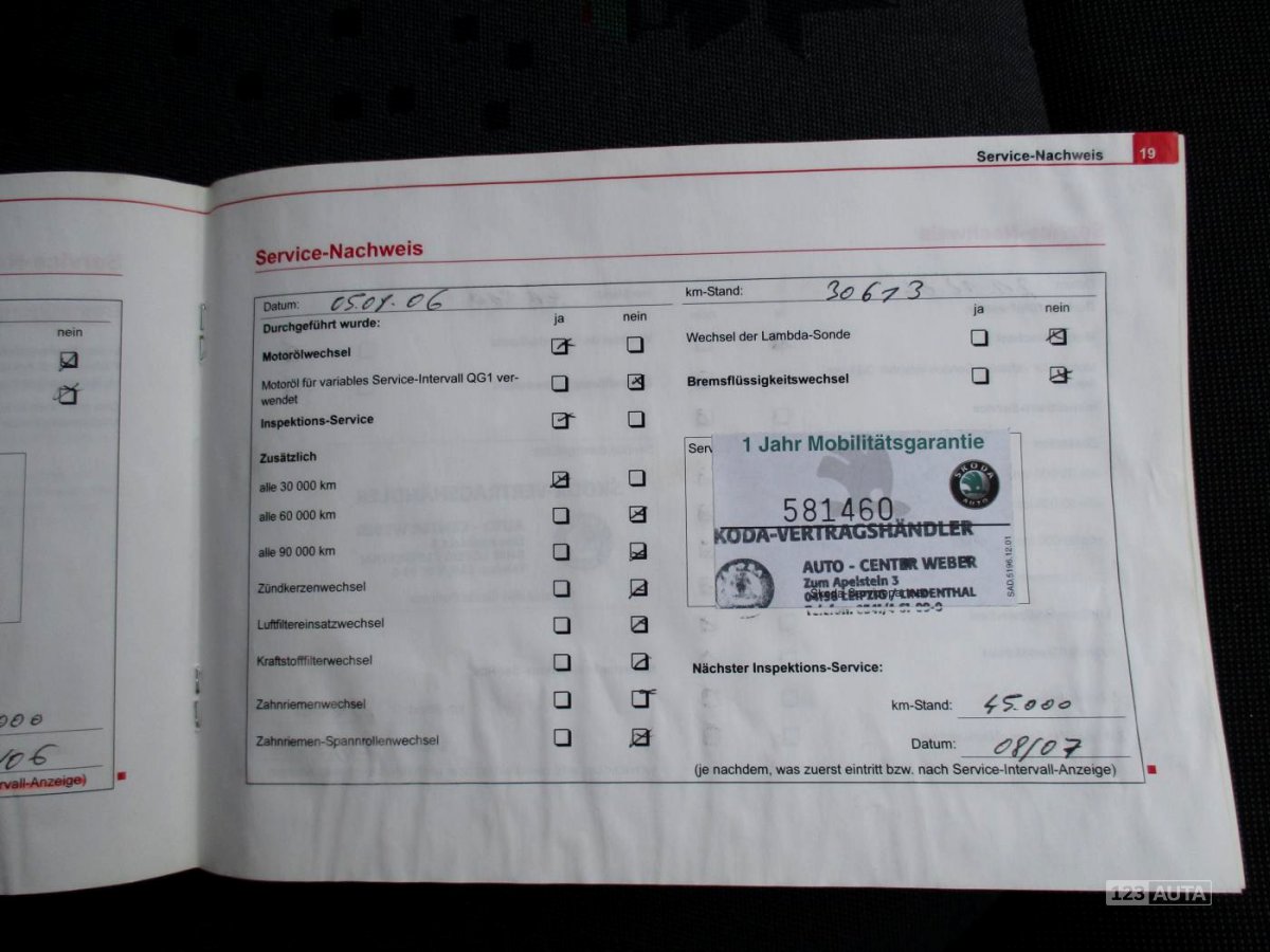 Škoda Fabia Praktik, 2005 - pohled č. 19