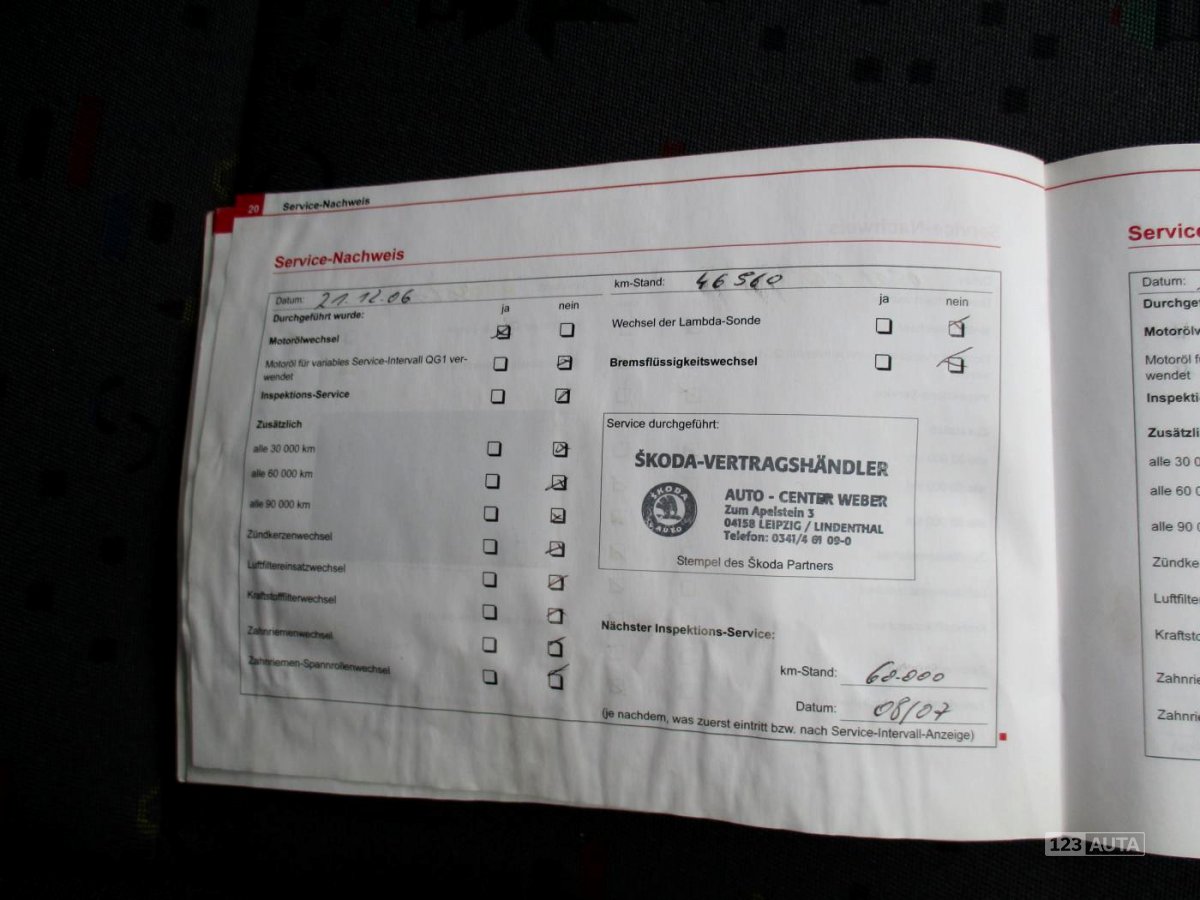 Škoda Fabia Praktik, 2005 - pohled č. 20