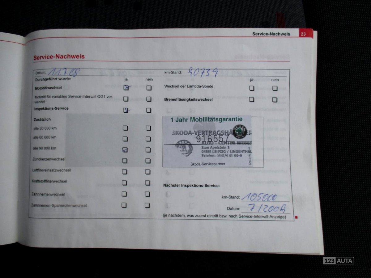 Škoda Fabia Praktik, 2005 - pohled č. 22