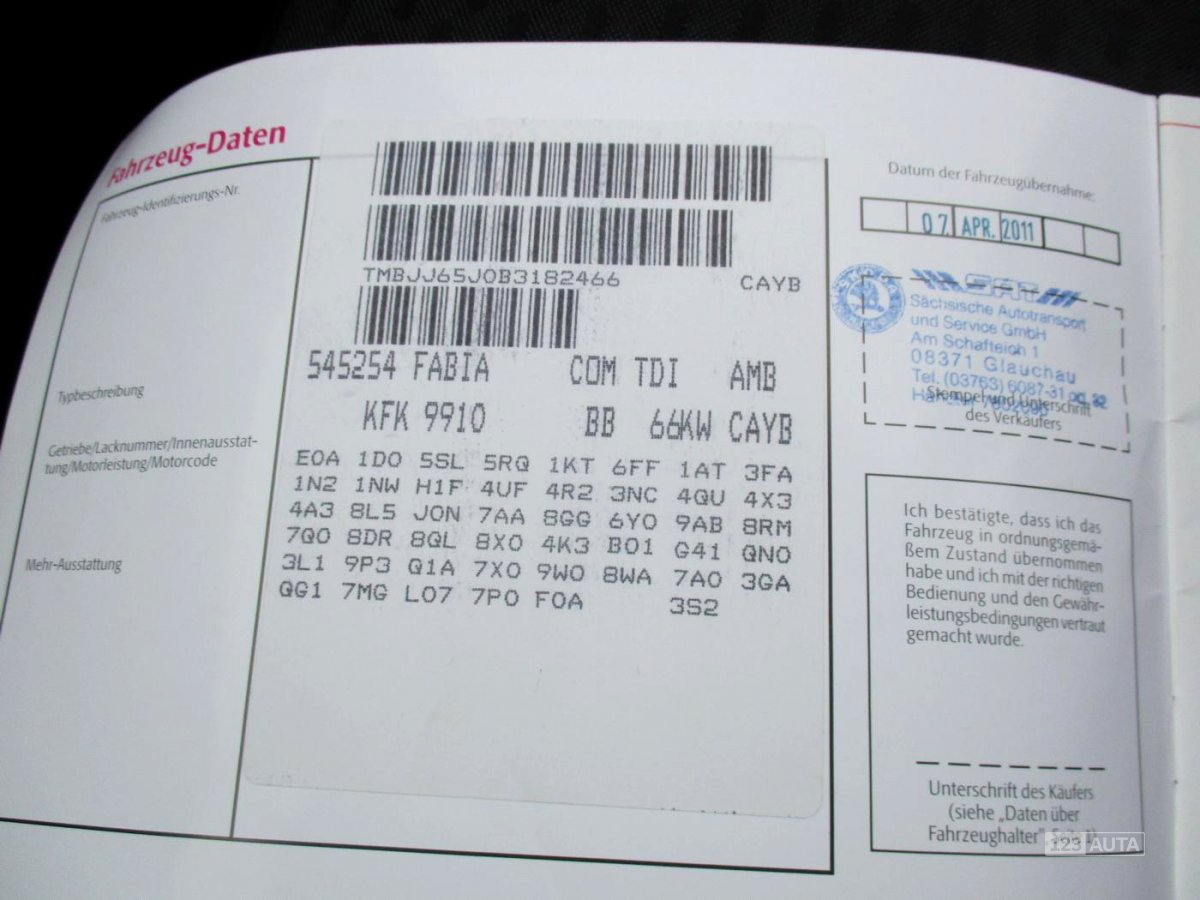 Škoda Fabia, 2011 - pohled č. 22