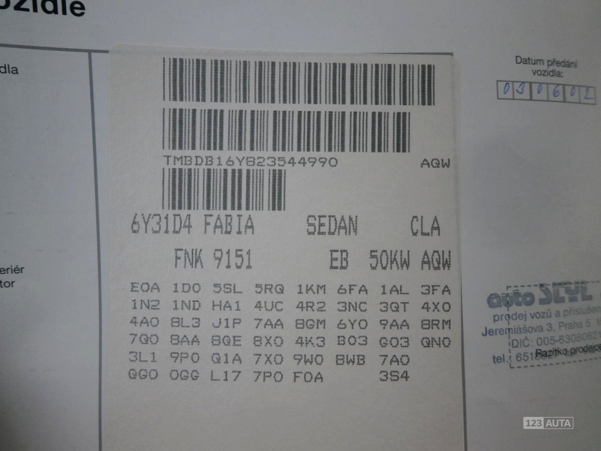 Škoda Fabia, 2002 - pohled č. 15