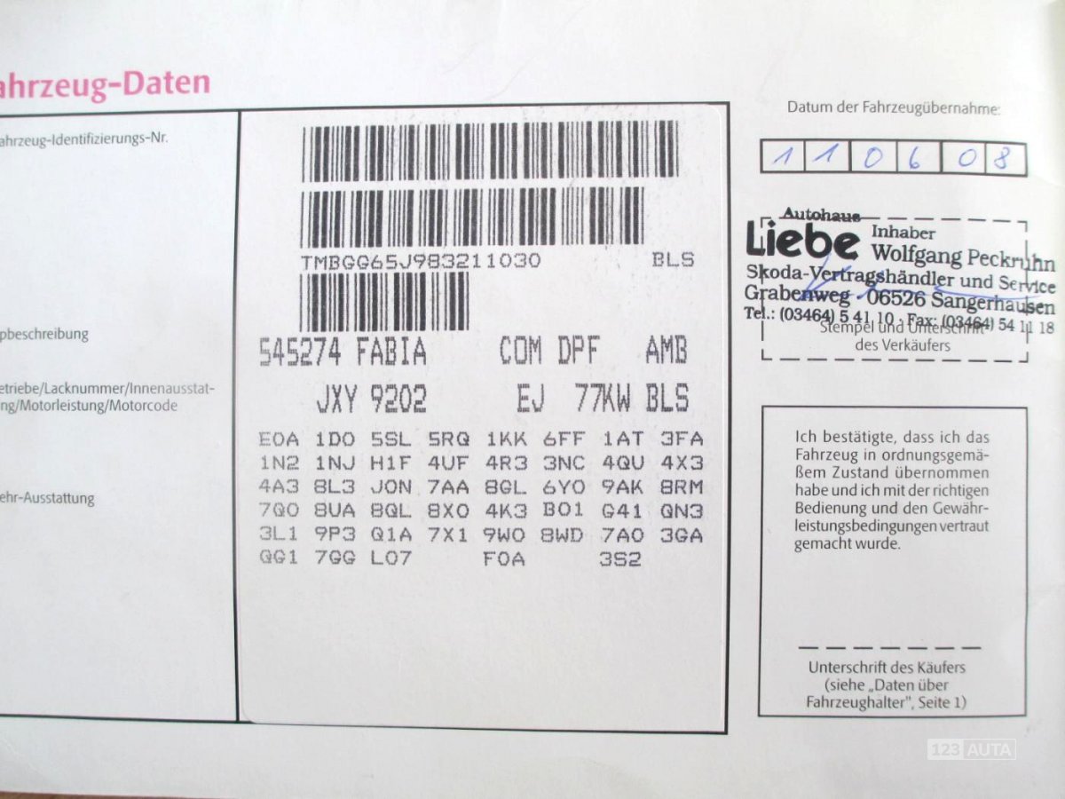 Škoda Fabia, 2008 - pohled č. 23