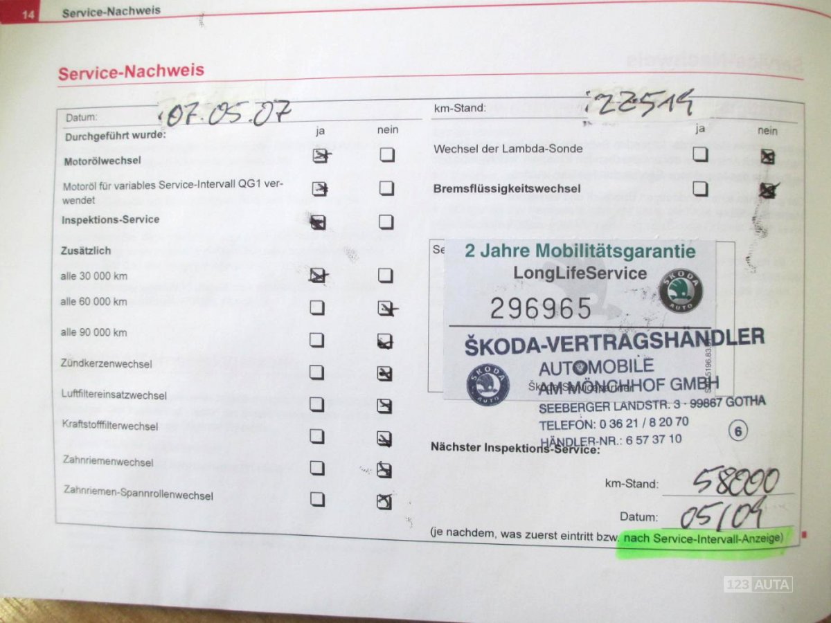 Škoda Octavia, 2006 - pohled č. 24