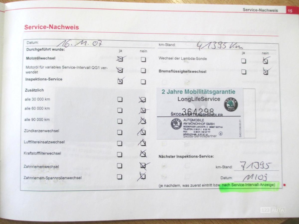 Škoda Octavia, 2006 - pohled č. 25