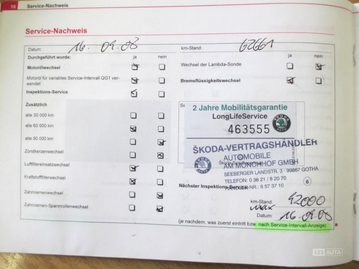 Škoda Octavia, 2006 - pohled č. 26