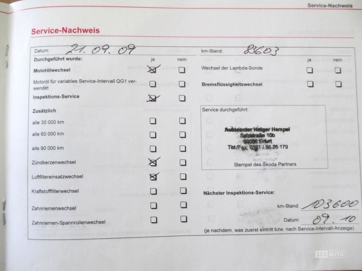 Škoda Octavia, 2006 - pohled č. 27