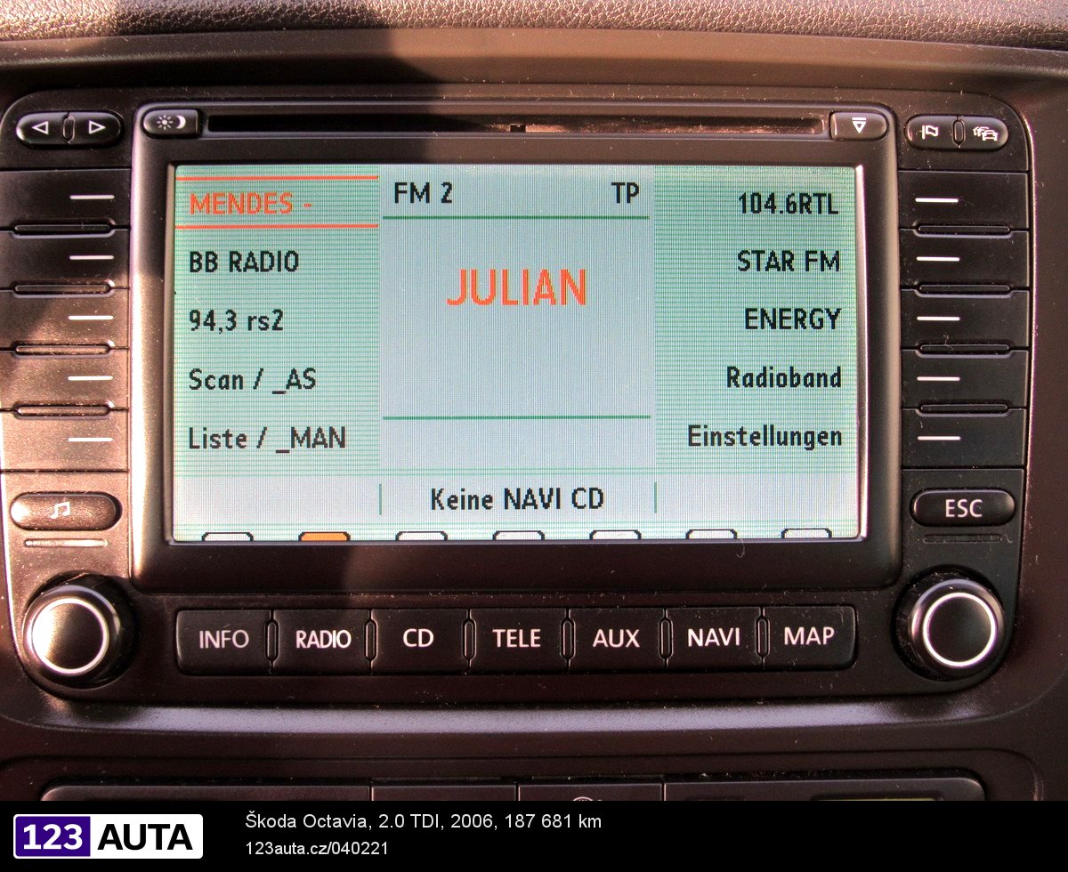 Škoda Octavia, 2006 - pohled č. 25