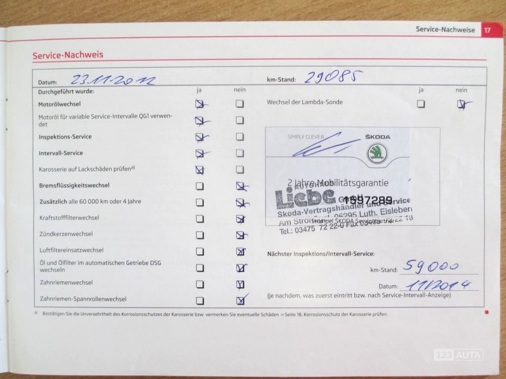 Škoda Octavia, 2012 - pohled č. 23