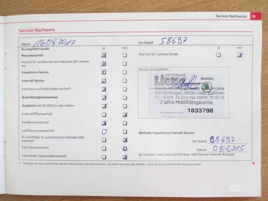 Škoda Octavia, 2012 - pohled č. 24