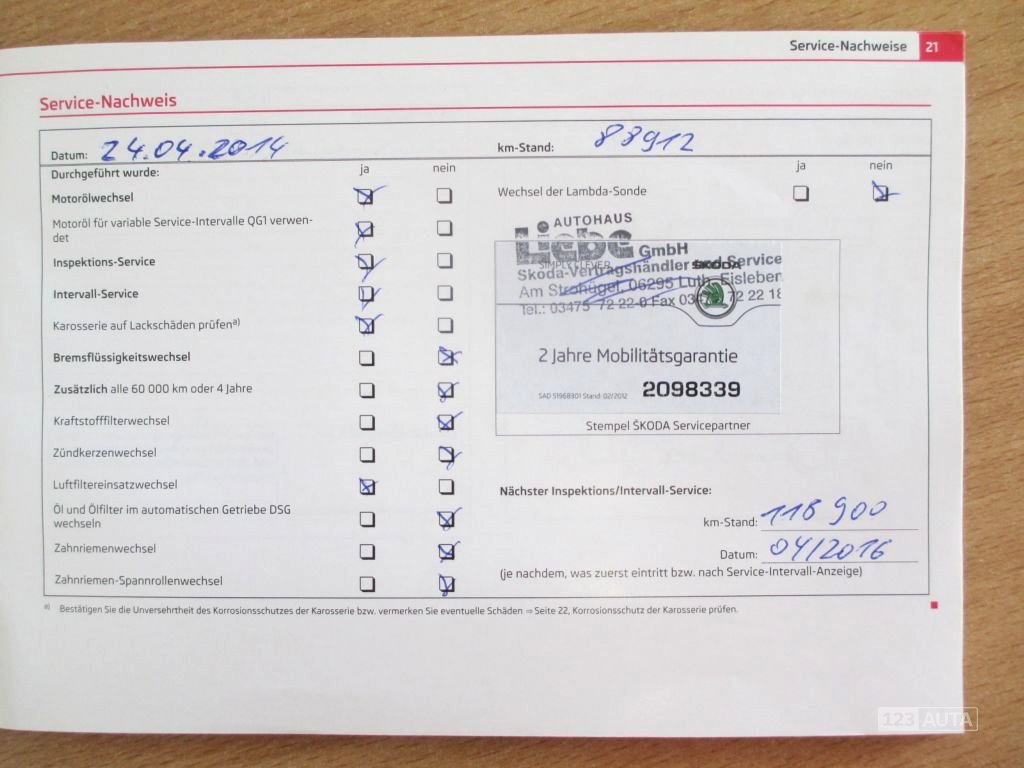 Škoda Octavia, 2012 - pohled č. 25