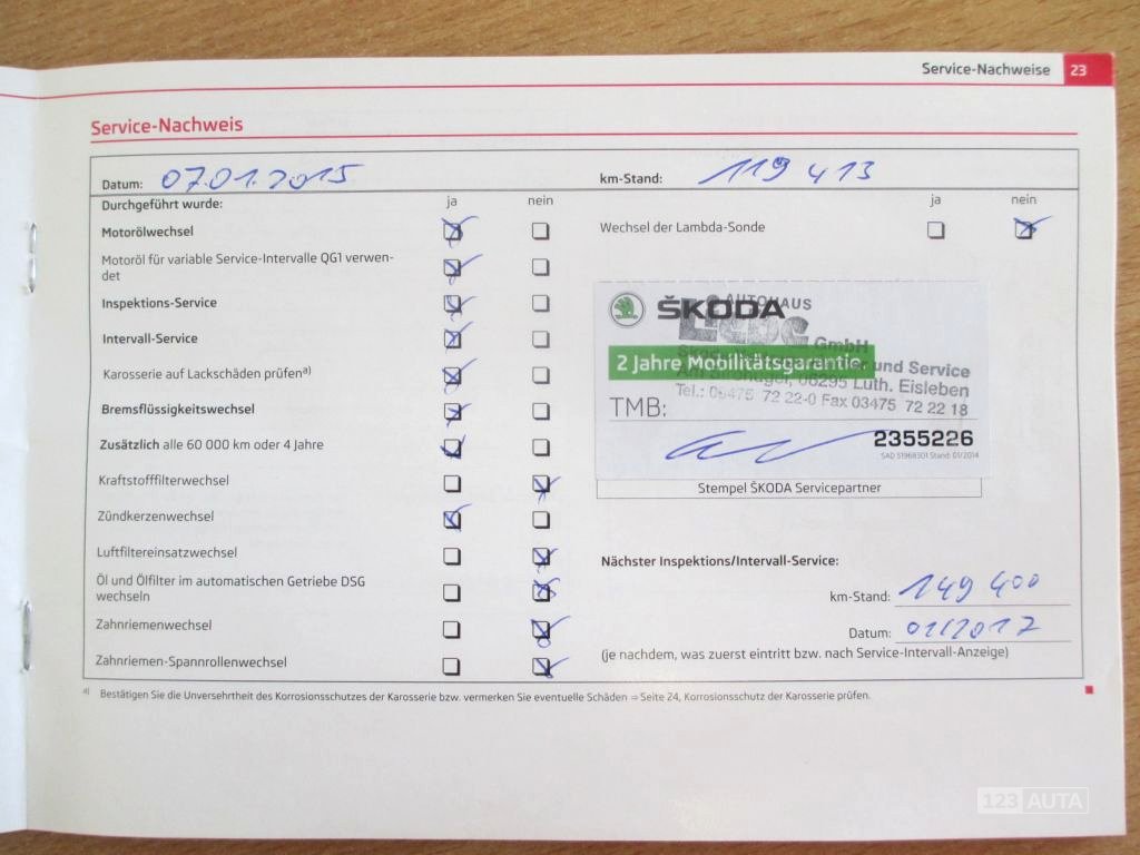 Škoda Octavia, 2012 - pohled č. 26