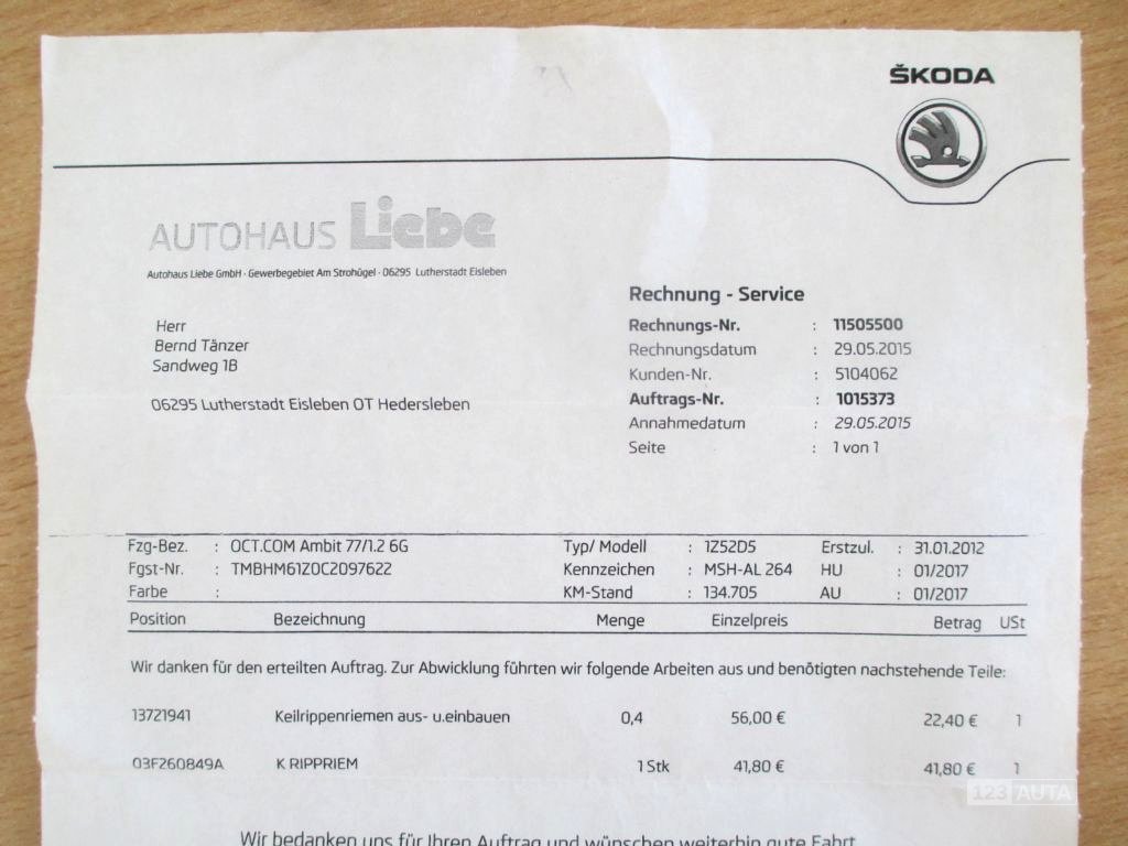 Škoda Octavia, 2012 - pohled č. 29