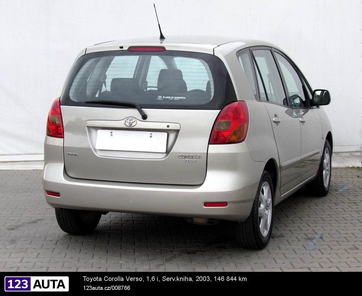 Toyota Corolla Verso, 2003 - pohled č. 5
