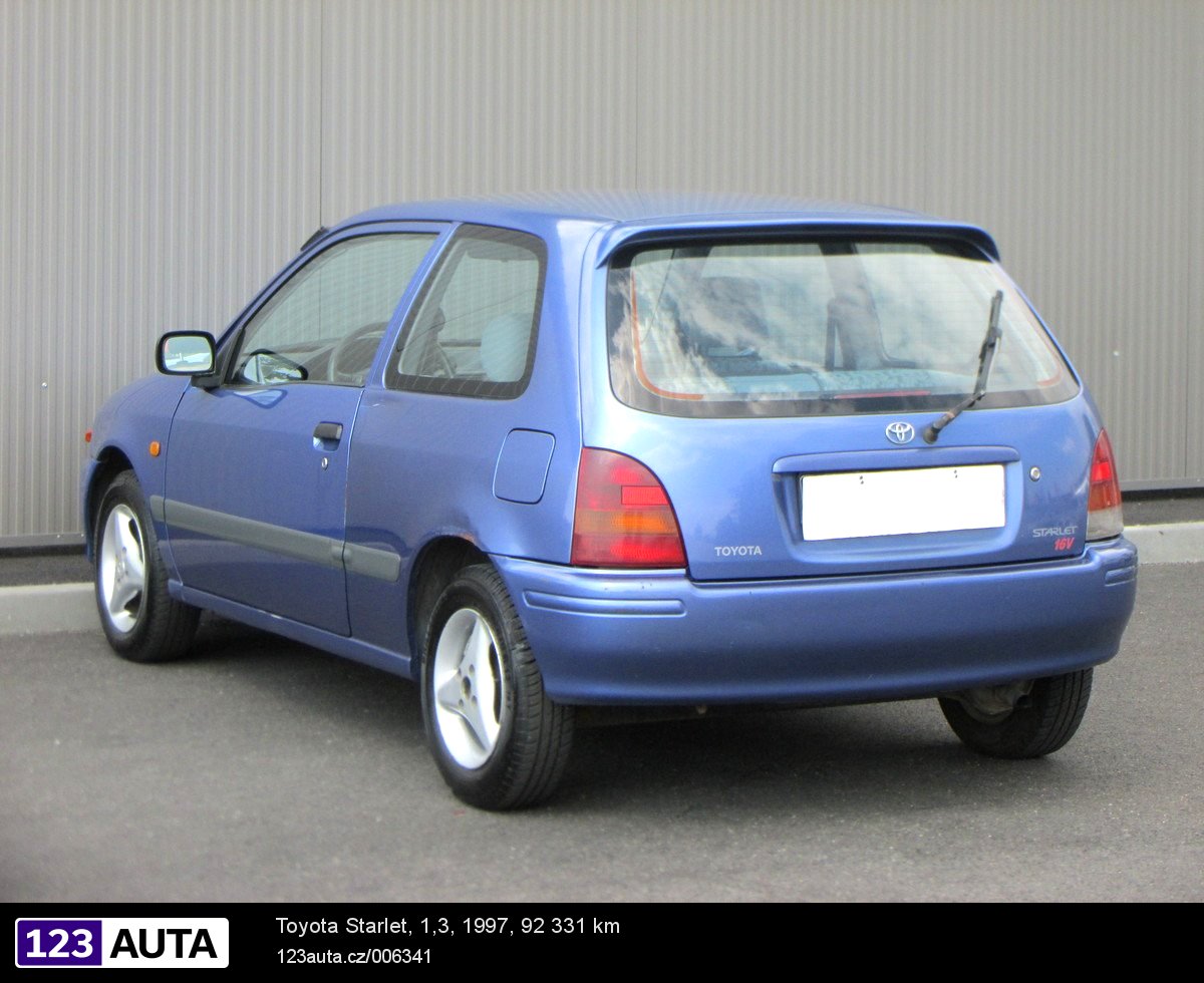 Toyota Starlet, 1997 - pohled č. 7