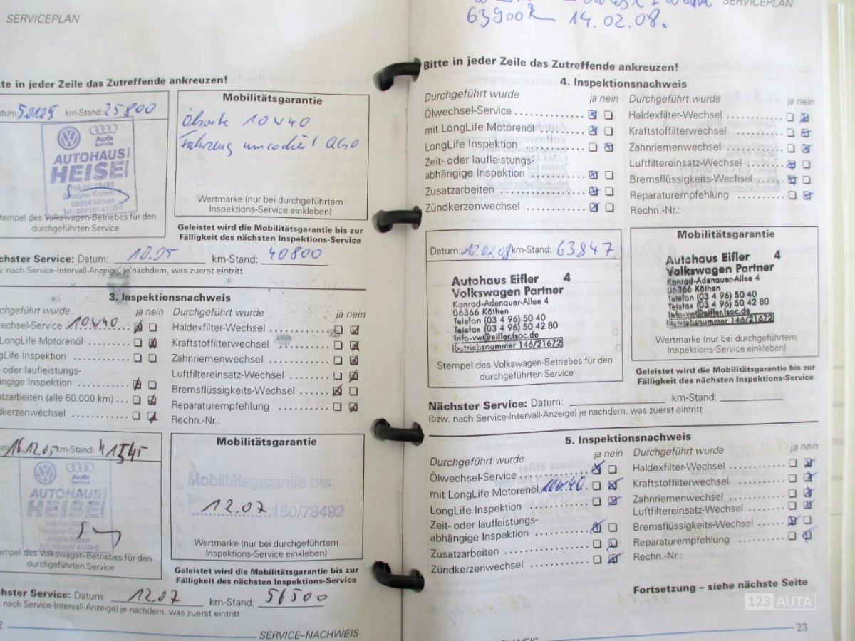 Volkswagen Golf, 2001 - pohled č. 21