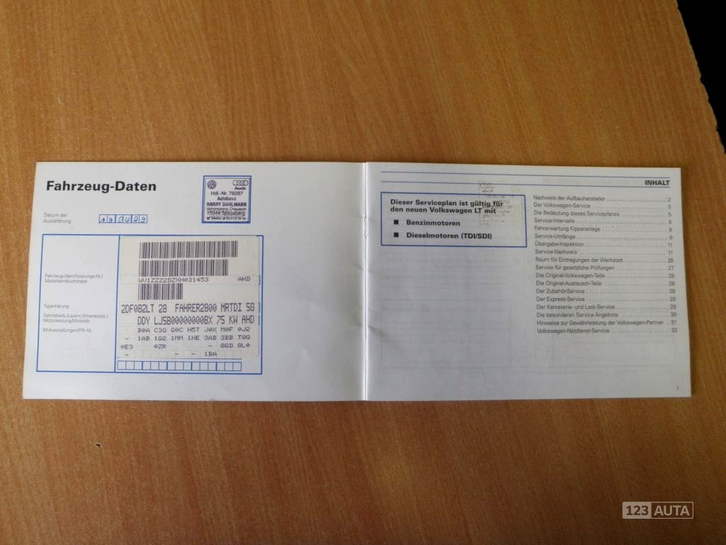 Volkswagen LT, 2000 - pohled č. 29